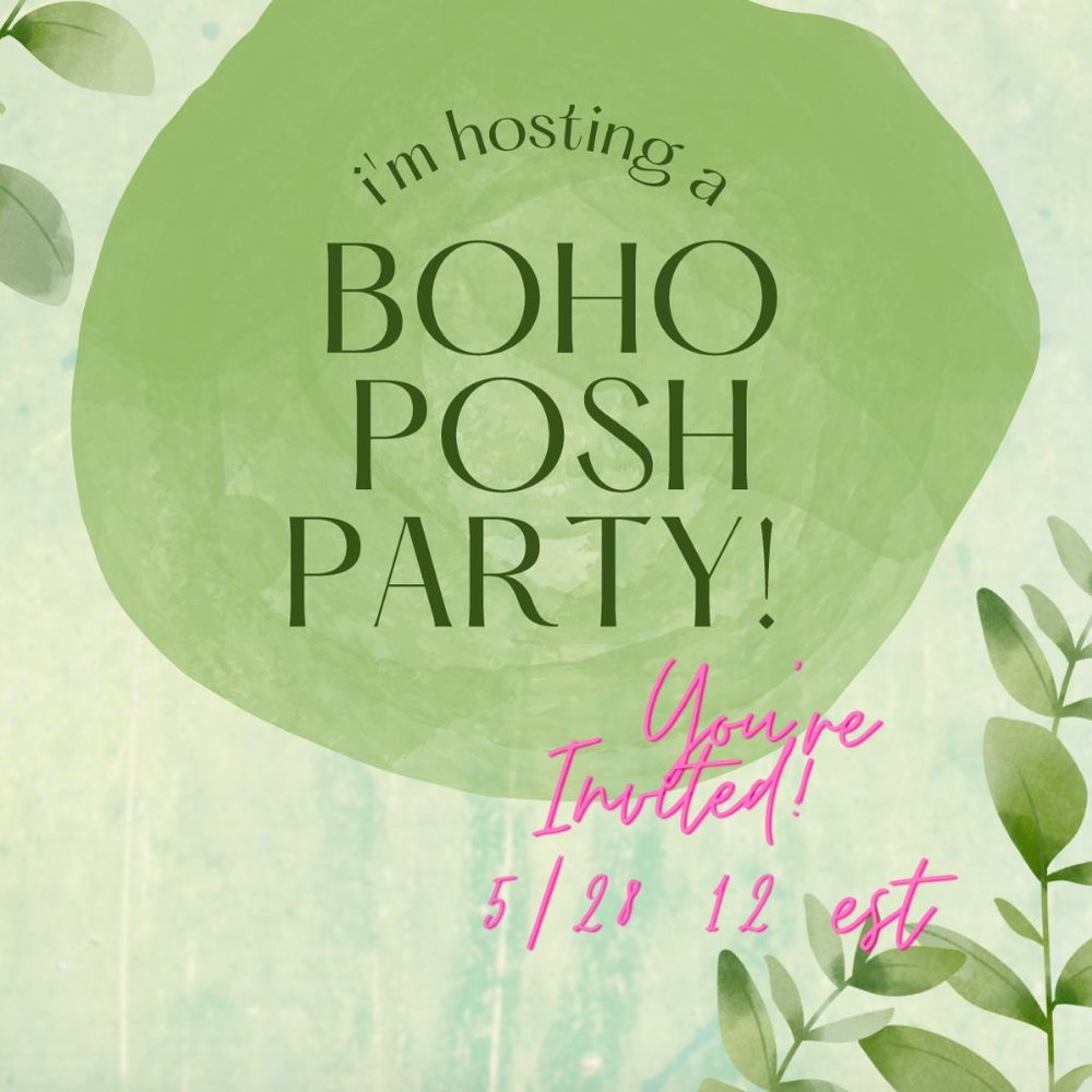BOHO THEME POSH PARTY! FRI. MAY 28, 12 EST. - Picture 1 of 1